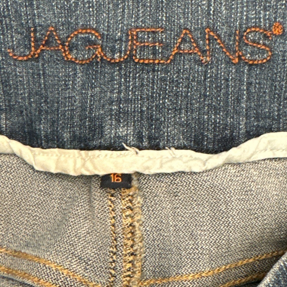 Jag Jeans High Rise Straight Leg Jeans Size 16 - Picture 6 of 7